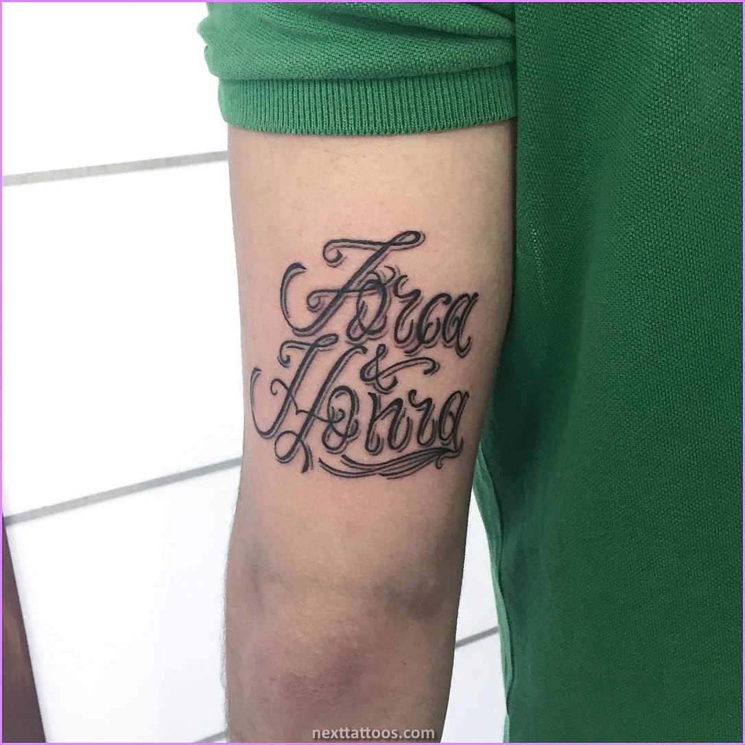 Tattoo Lettering Ideas - Choosing Tattoo Ideas Lettering Styles