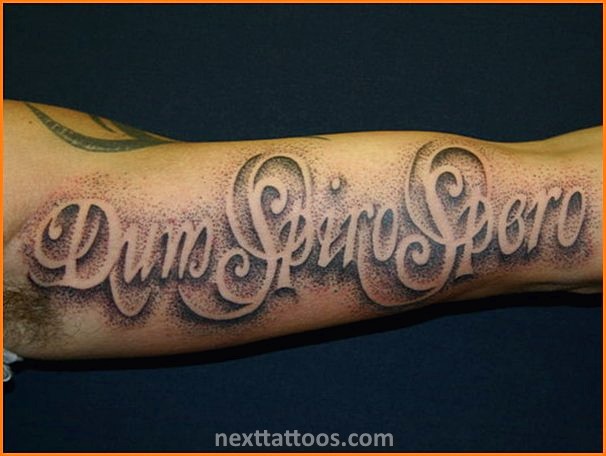 Tattoo Lettering Ideas - Choosing Tattoo Ideas Lettering Styles