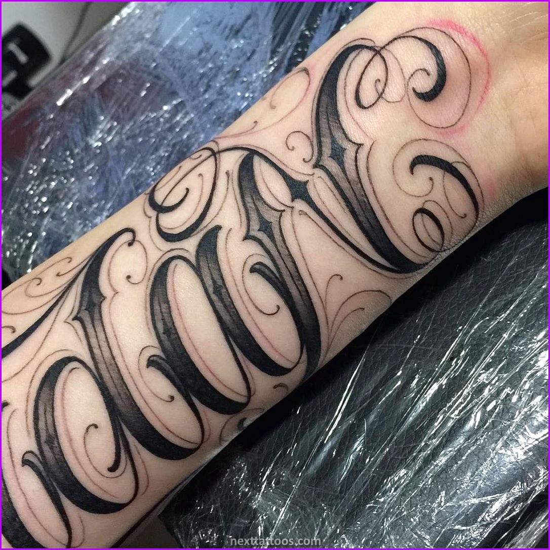 Tattoo Lettering Ideas - Choosing Tattoo Ideas Lettering Styles