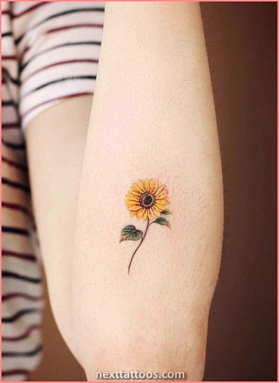 y Sunflower Tattoo Ideas For Guys
