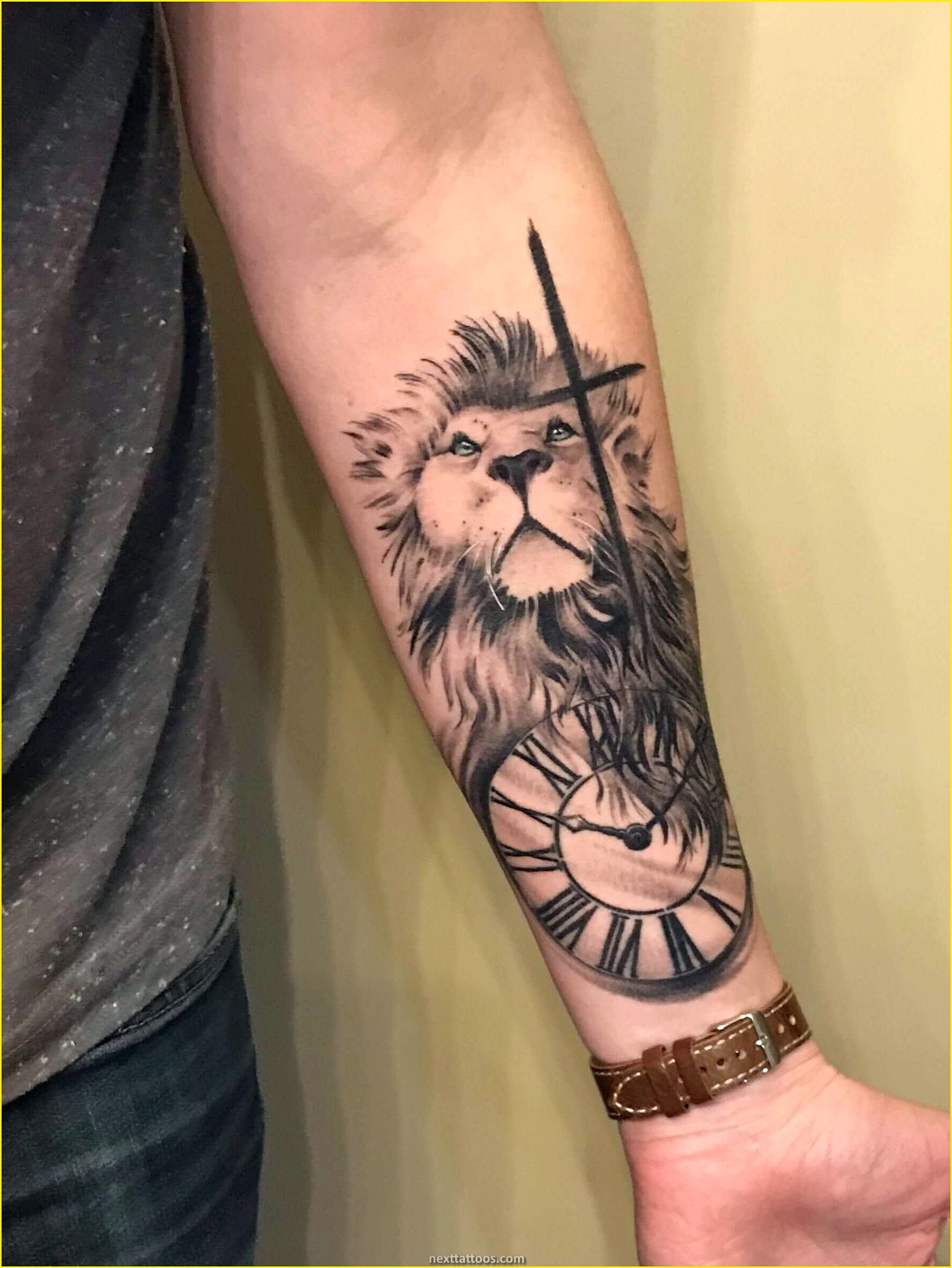 Lion Tattoo Ideas For Guys