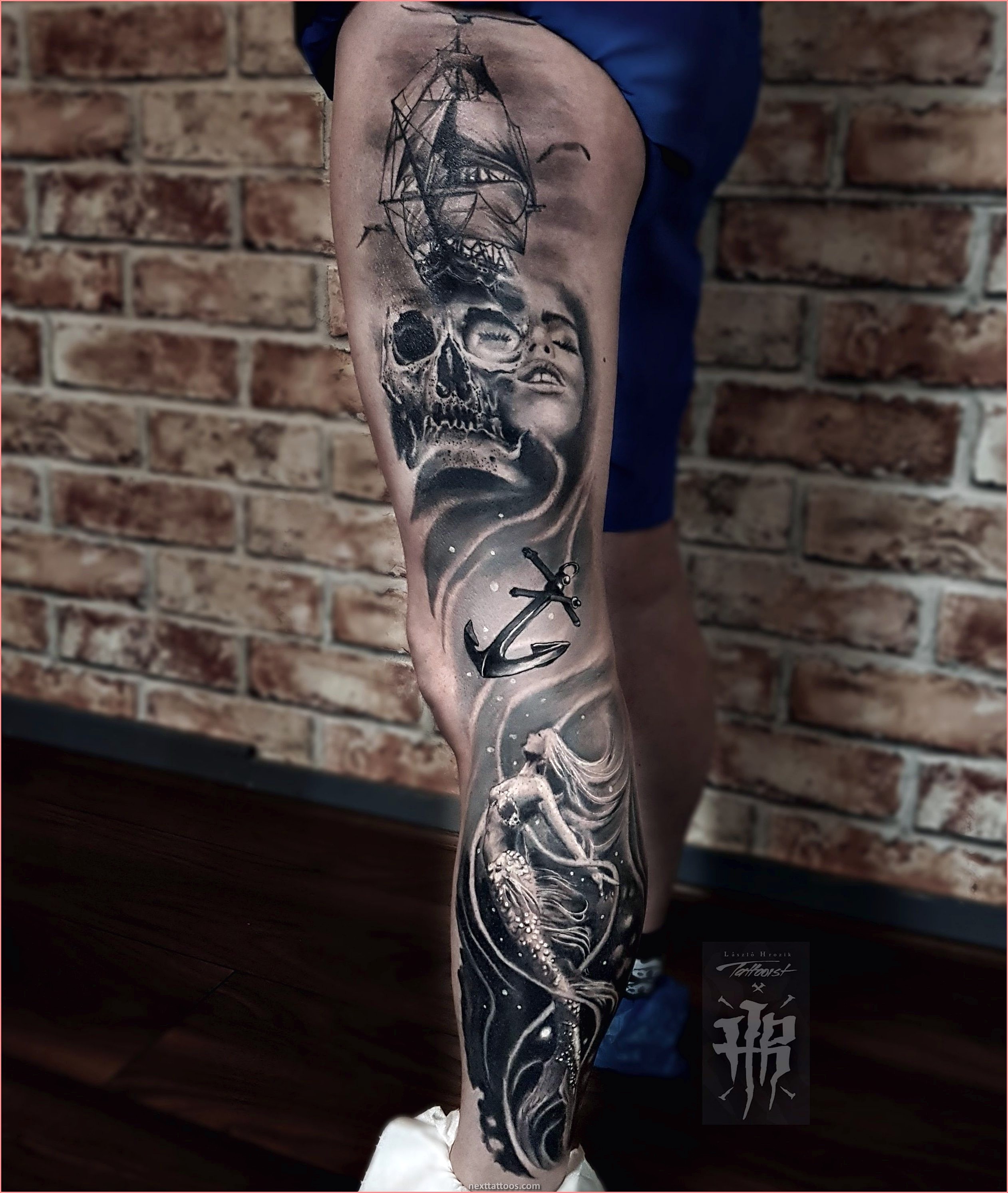 Dragon Leg Tattoo Ideas For Men