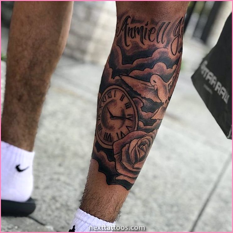 Dragon Leg Tattoo Ideas For Men