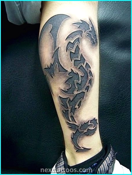 Dragon Leg Tattoo Ideas For Men