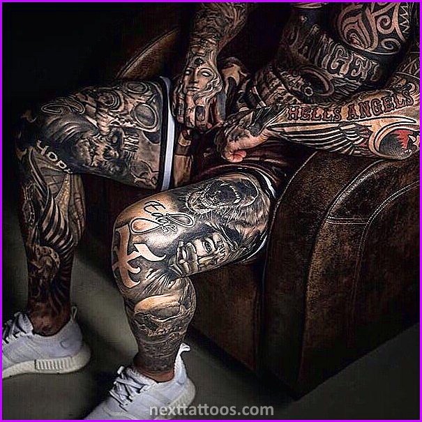 Dragon Leg Tattoo Ideas For Men