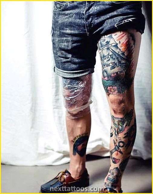 Dragon Leg Tattoo Ideas For Men