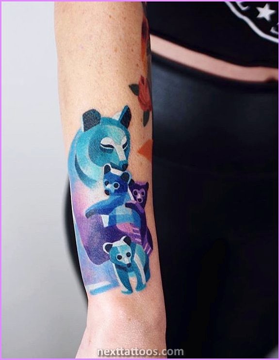 Sasha Unisex Watercolor Tattoo