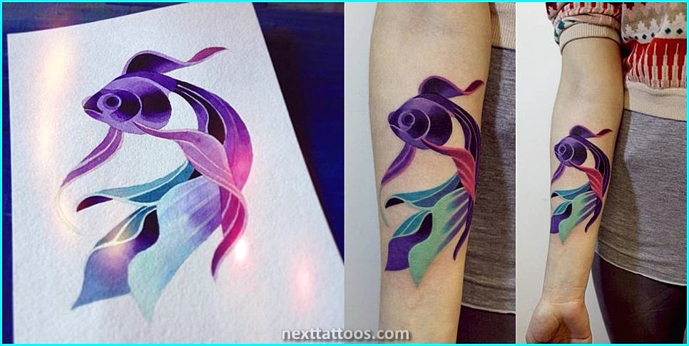 Sasha Unisex Watercolor Tattoo