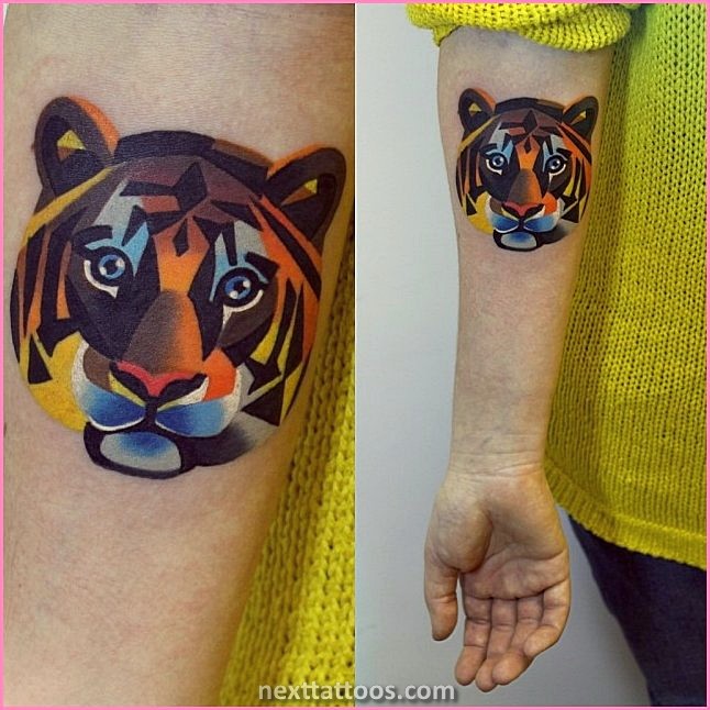 Sasha Unisex Watercolor Tattoo