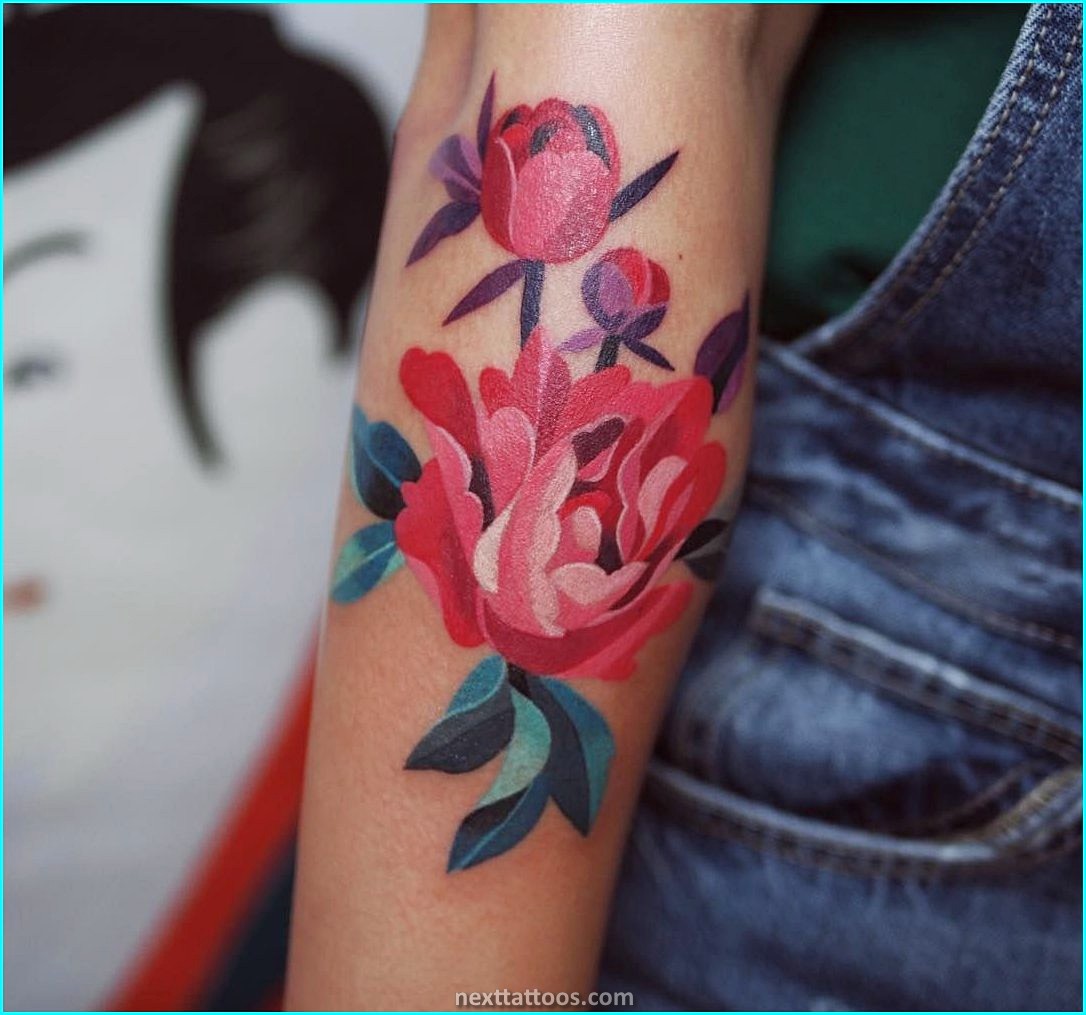 Sasha Unisex Watercolor Tattoo