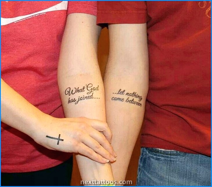 Unisex Tattoos For Christian Couples in Love