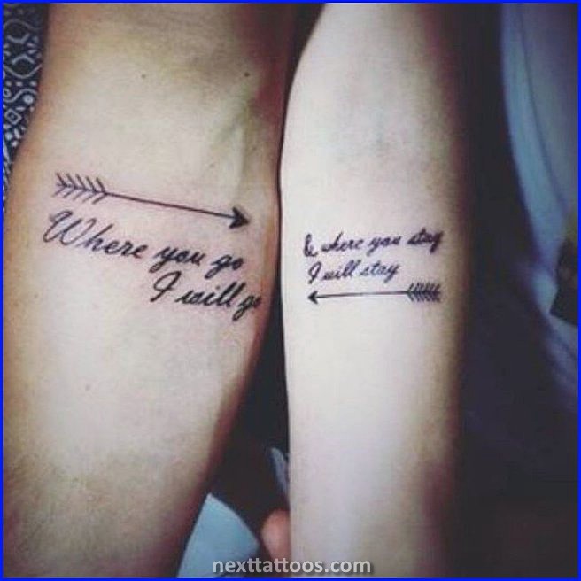 Unisex Tattoos For Christian Couples in Love