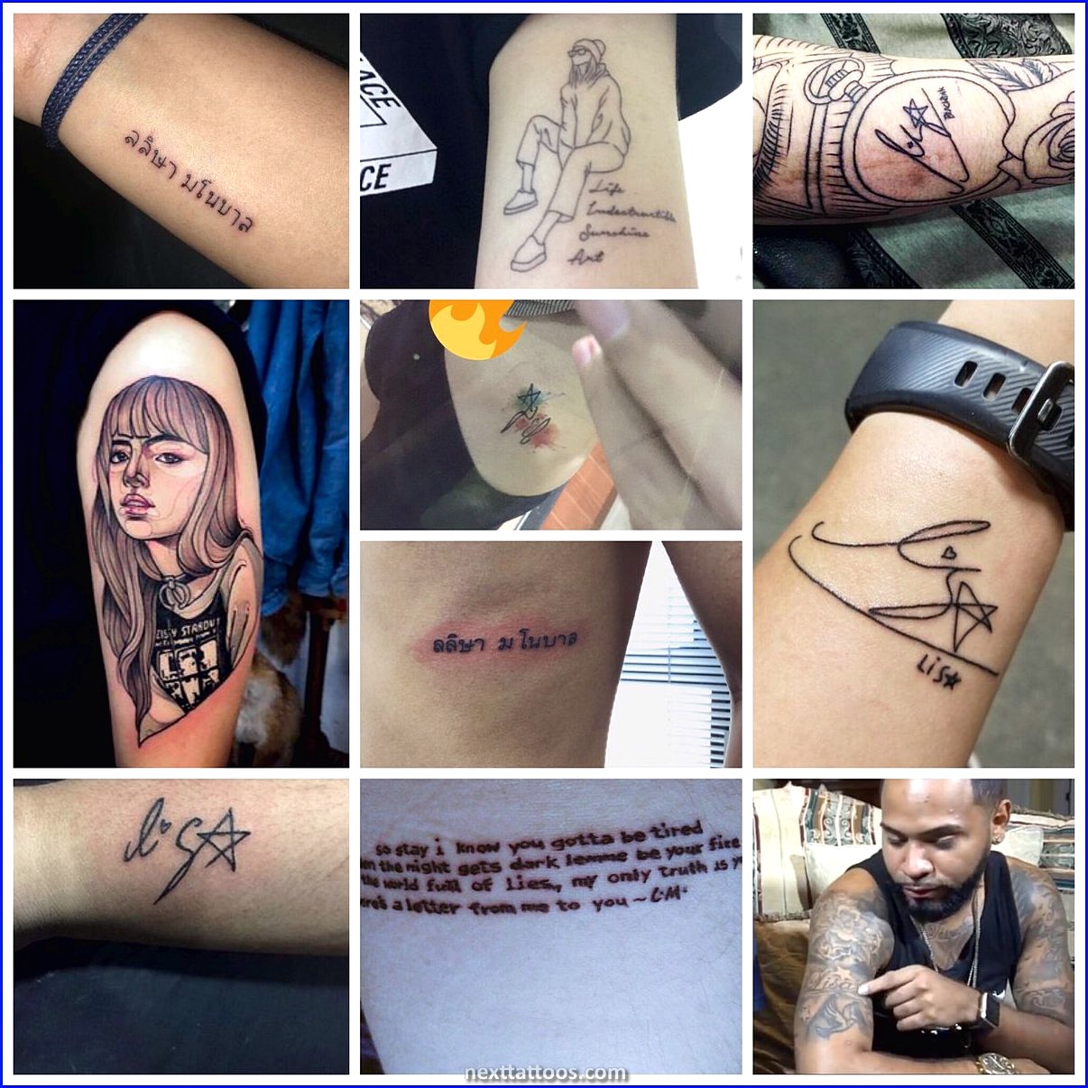 Unisex Glitter Tattoos