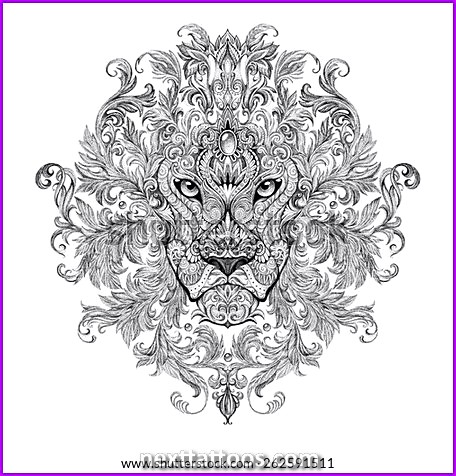 Owl With Mandala Background and a Unisex Crown Tattoo Sketch