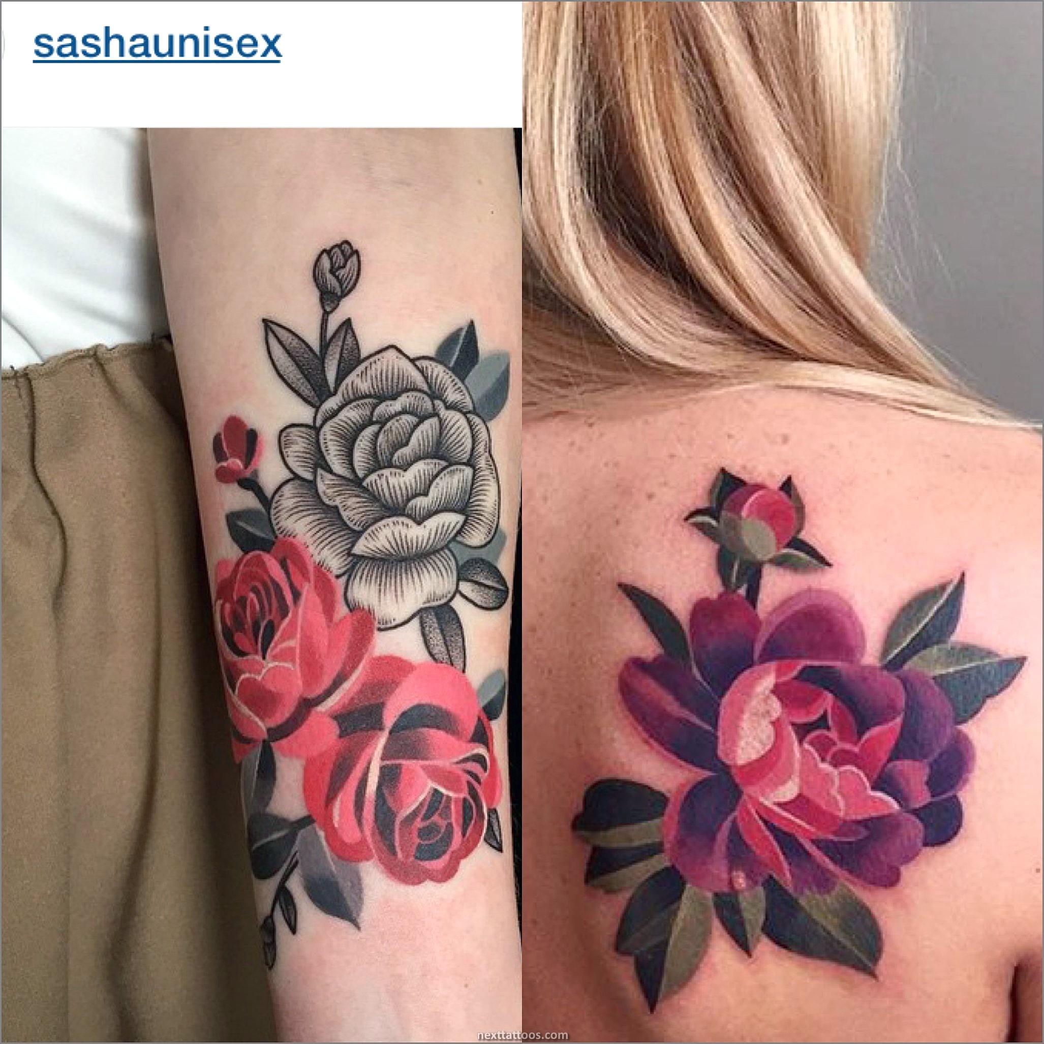 Sasha Unisex Tattoos - How to Get a Sasha Unisex Healed Tattoo