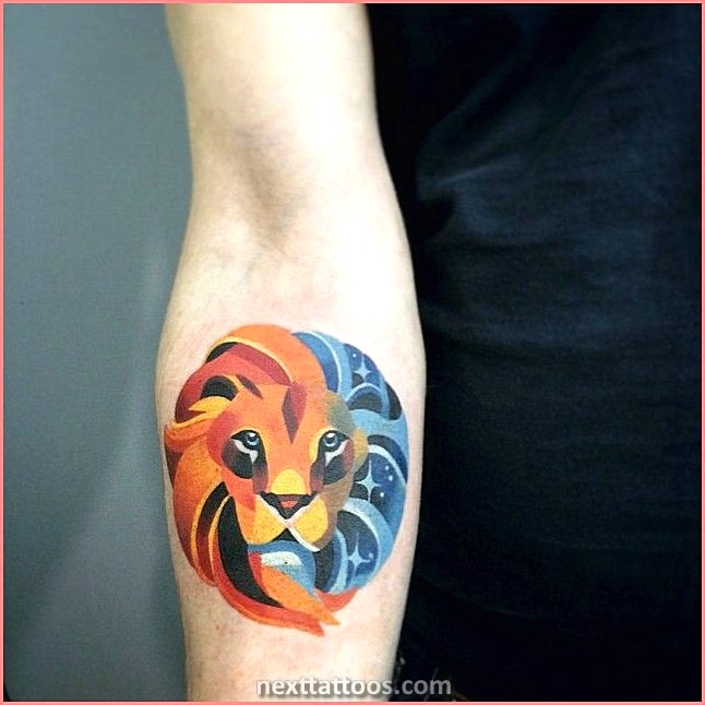 Sasha Unisex Lion Tattoo