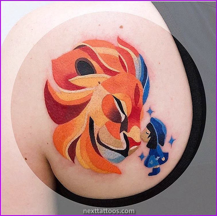 Sasha Unisex Lion Tattoo