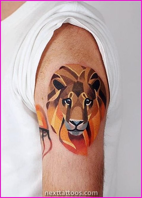 Sasha Unisex Lion Tattoo