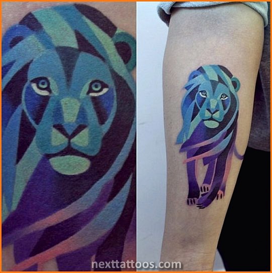 Sasha Unisex Lion Tattoo