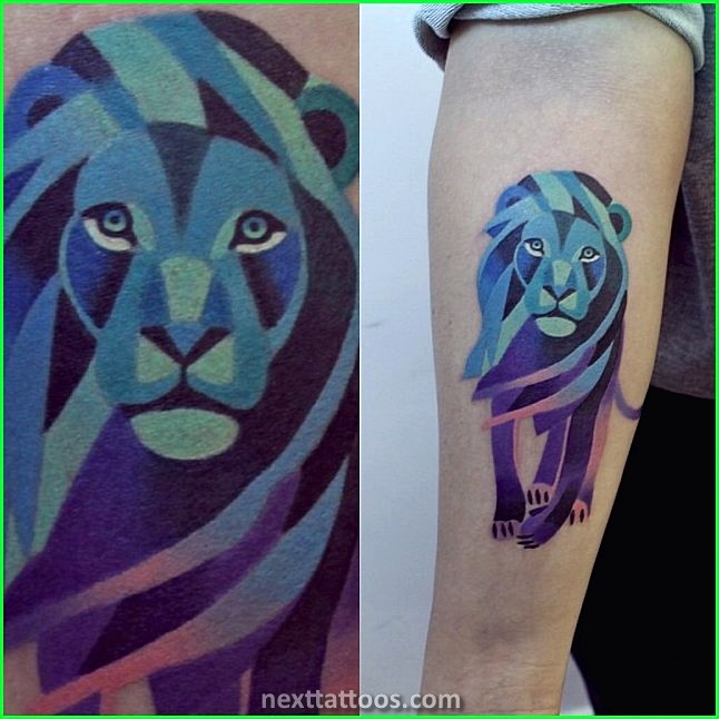 Sasha Unisex Lion Tattoo