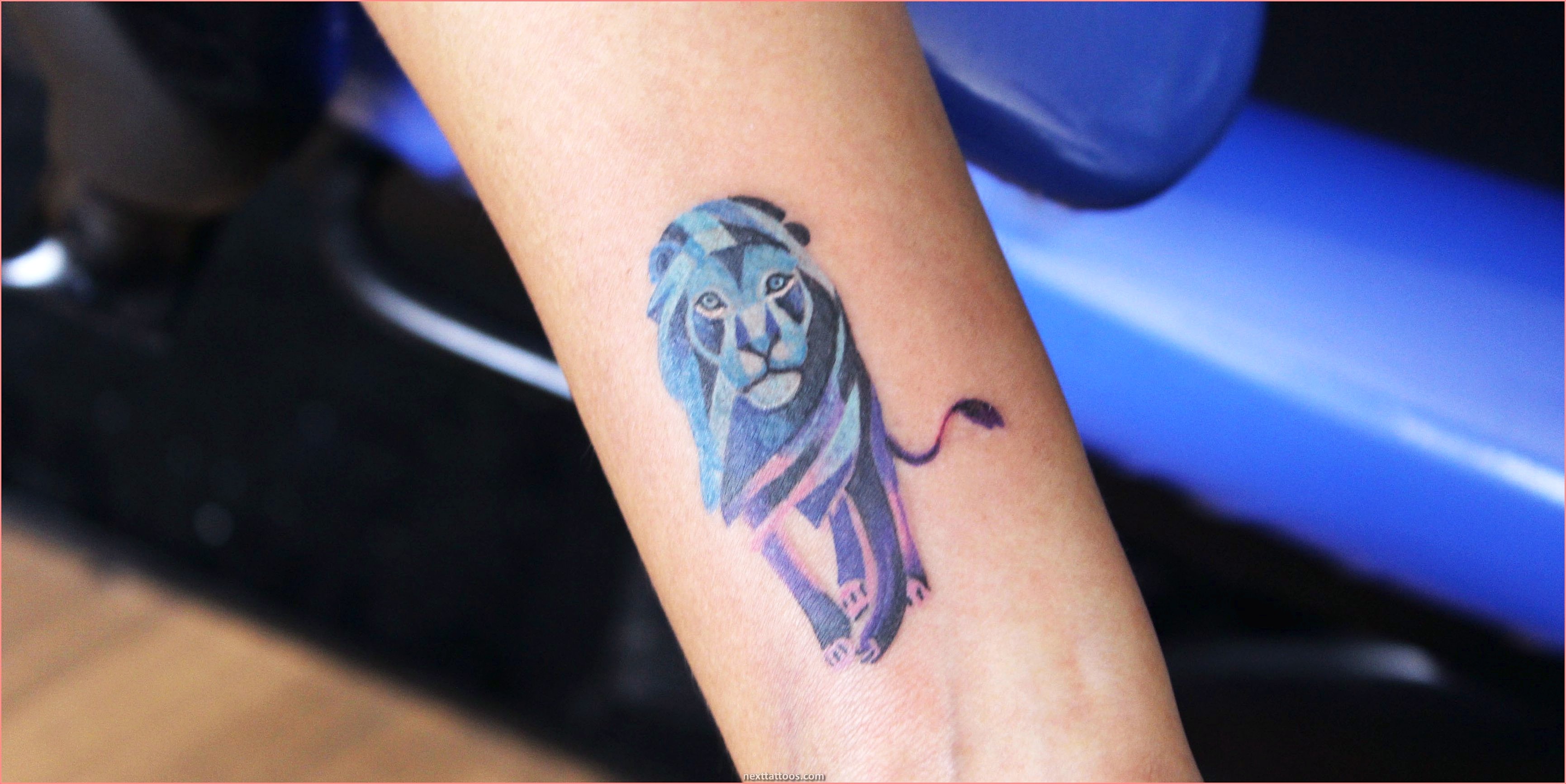 Sasha Unisex Lion Tattoo