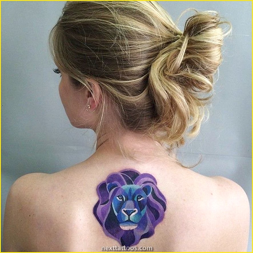 Sasha Unisex Lion Tattoo