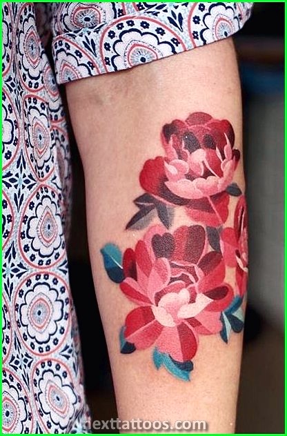 Sasha Unisex Flower Tattoos