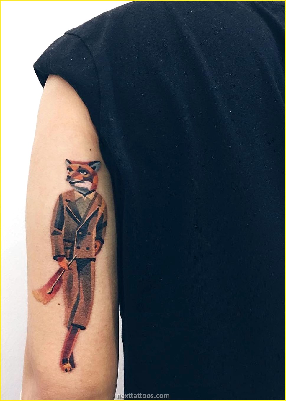 Sasha Unisex Tattoo - Get a Tattoo of a Fox