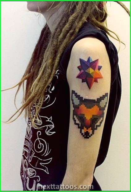 Sasha Unisex Tattoos - Modern and Colorful