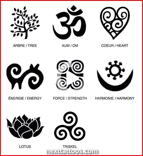 Unisex Tattoo Symbols