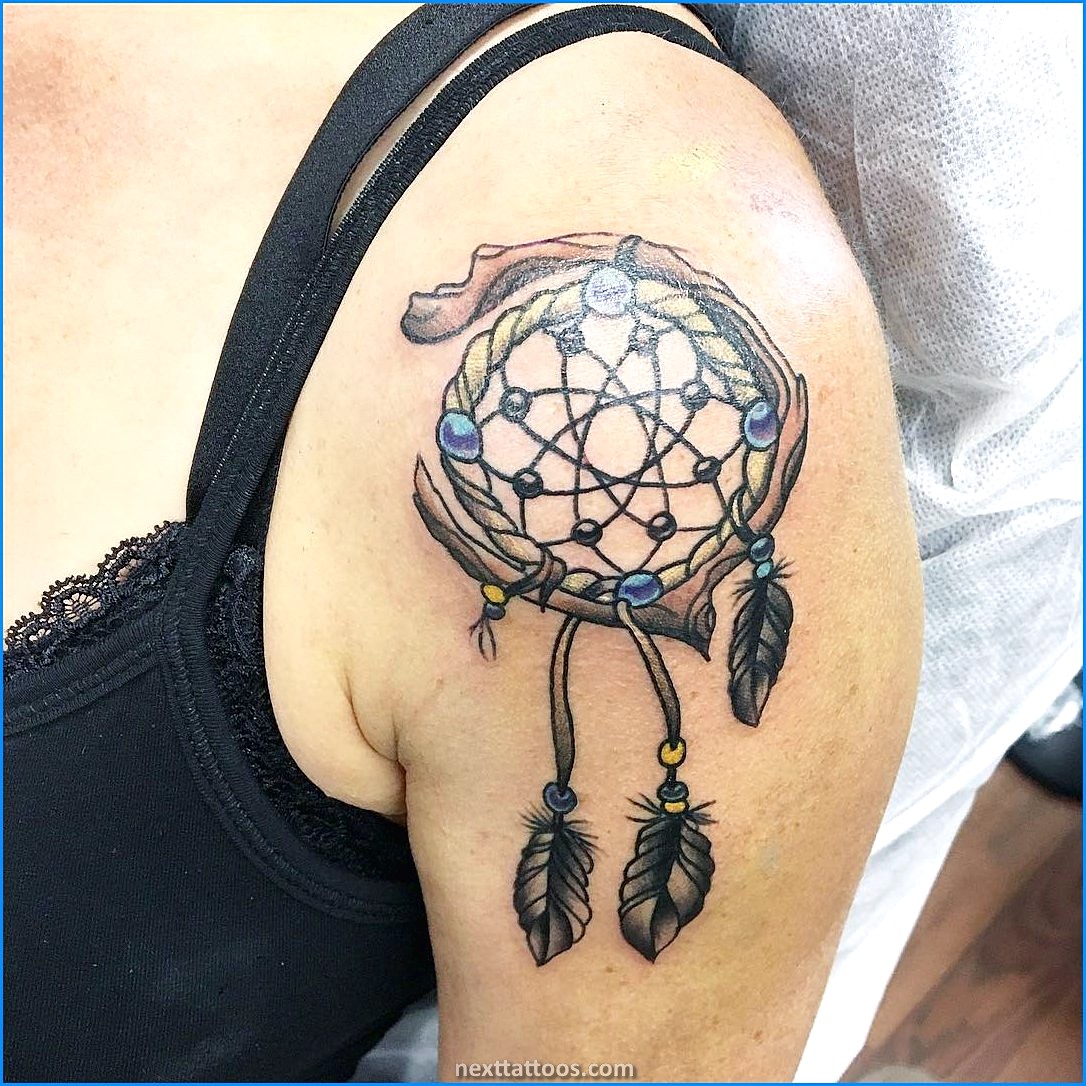 Dream Catcher Tattoos - Show Off Your Feminine Side With a Dream Catcher Tattoo on Your Thigh