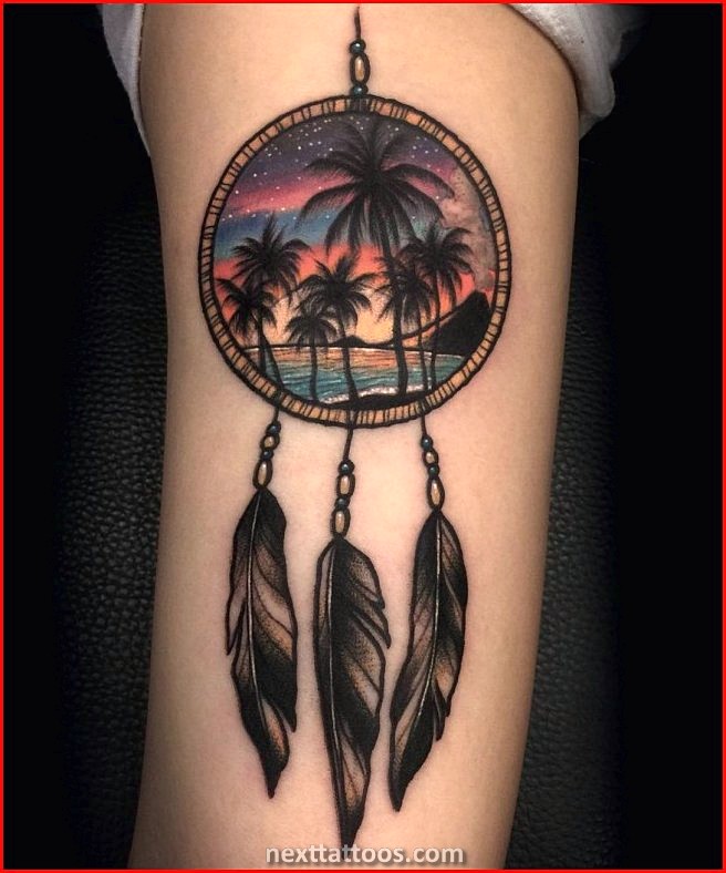 Dream Catcher Tattoos - Show Off Your Feminine Side With a Dream Catcher Tattoo on Your Thigh