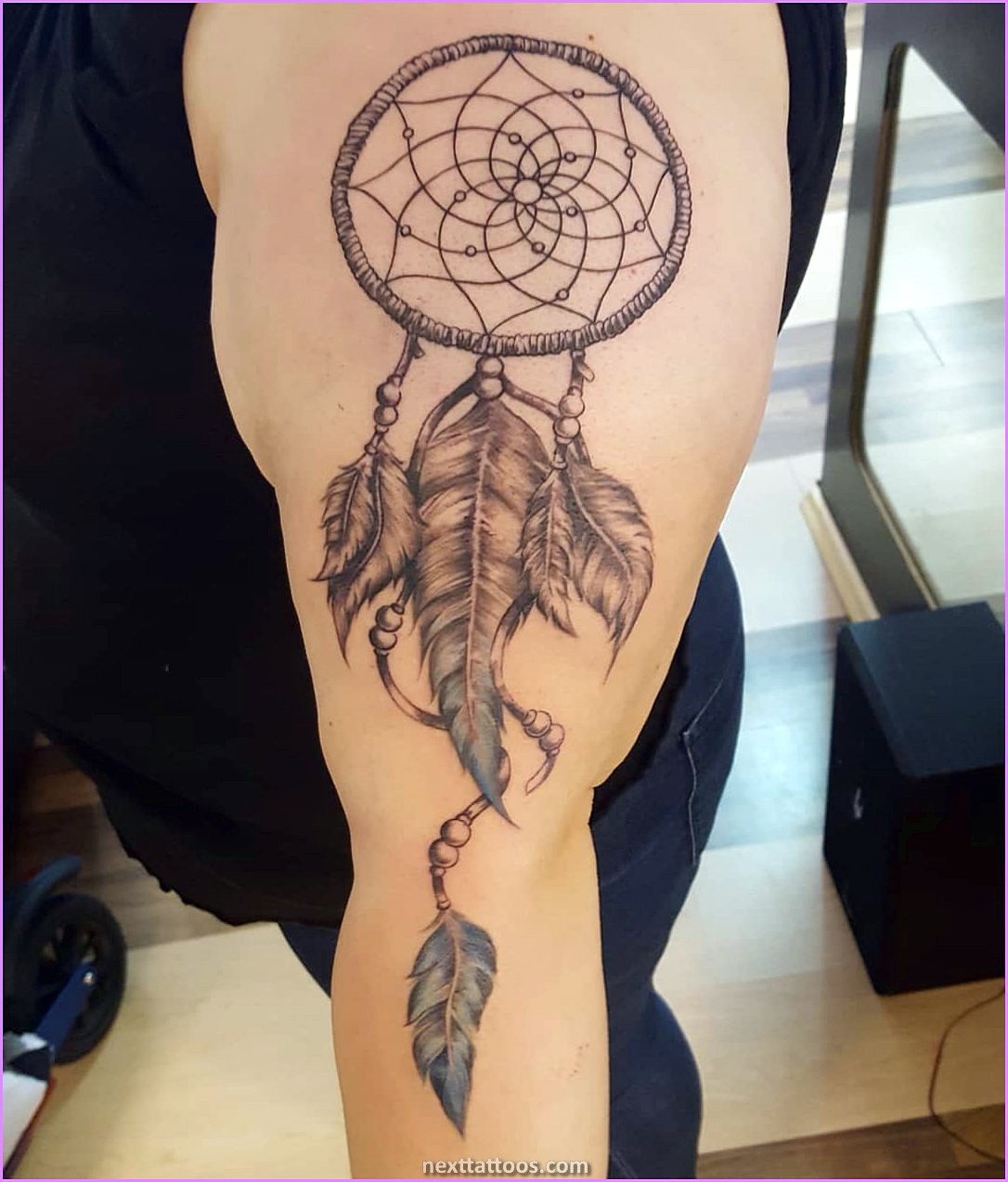 Dream Catcher Tattoos - Show Off Your Feminine Side With a Dream Catcher Tattoo on Your Thigh