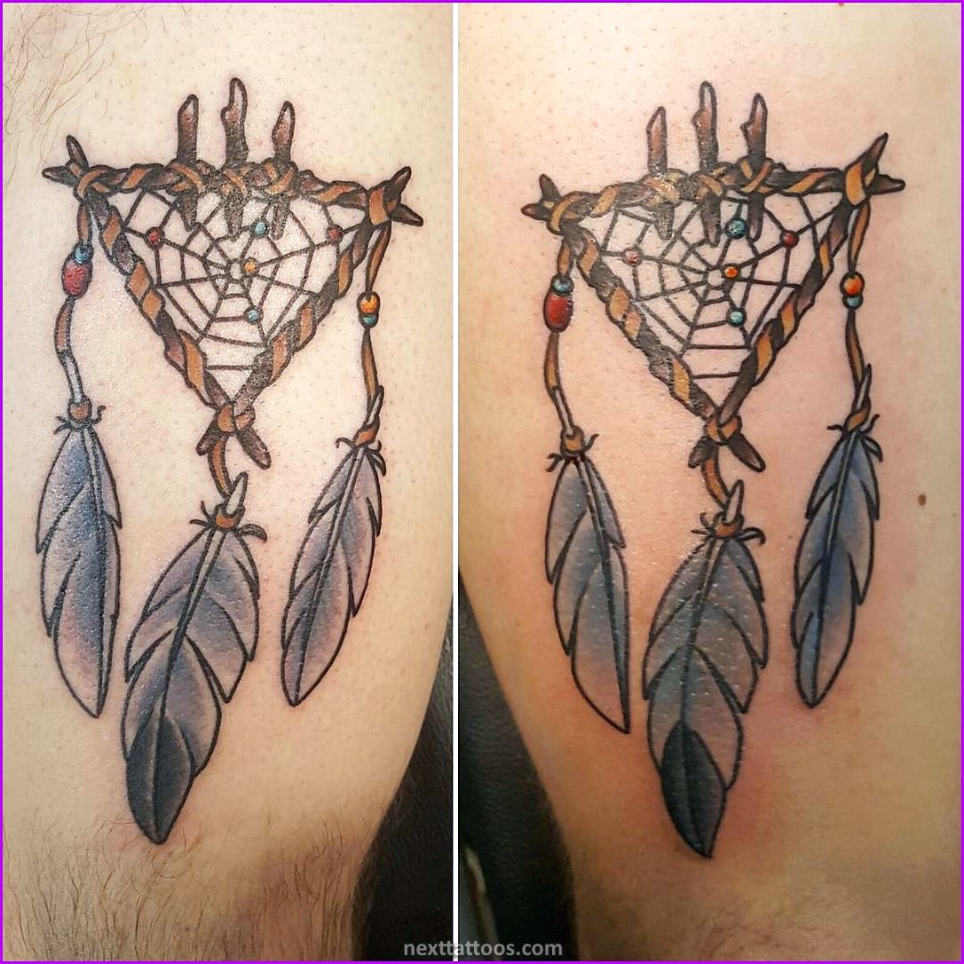 Dream Catcher Tattoos - Show Off Your Feminine Side With a Dream Catcher Tattoo on Your Thigh