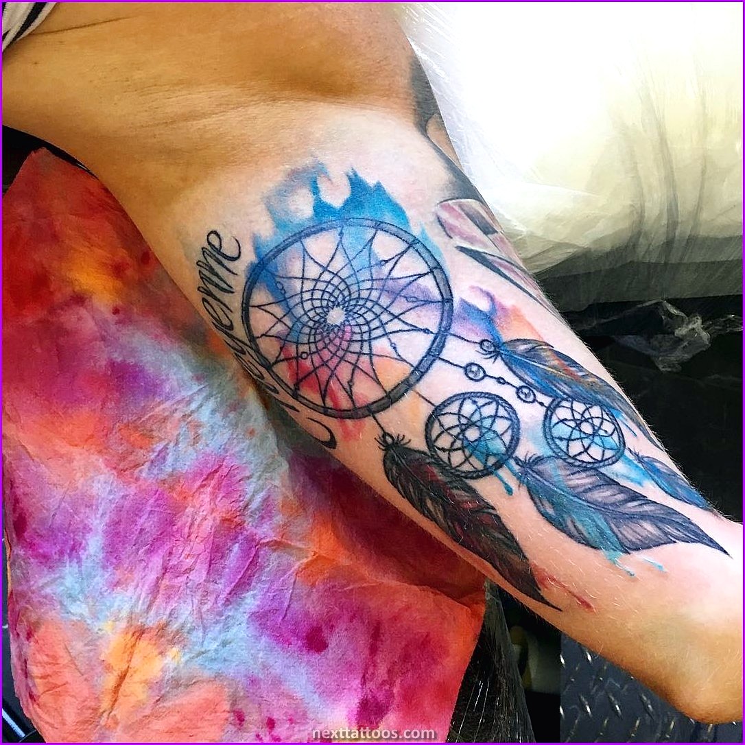 Dream Catcher Tattoos - Show Off Your Feminine Side With a Dream Catcher Tattoo on Your Thigh