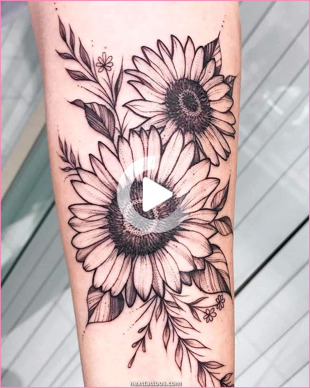 Sunflower Tattoo - The Meaning of a Sunflower Tattoo