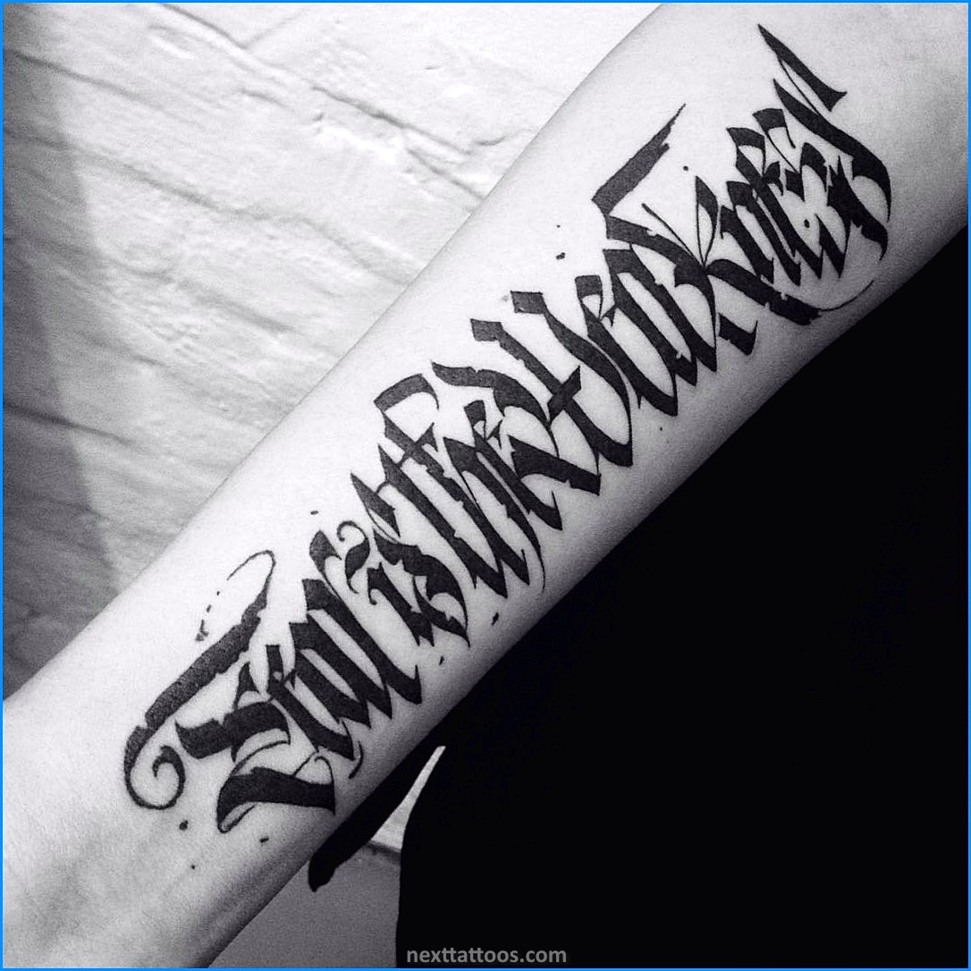 Tattoo Lettering Generator - Types of Tattoo Lettering Styles