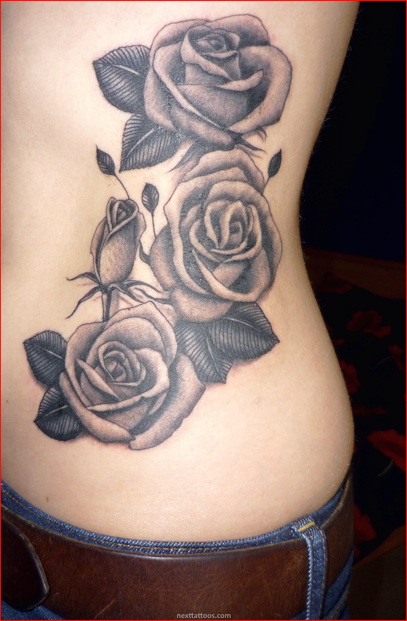 Rose Tattoo on the Arm