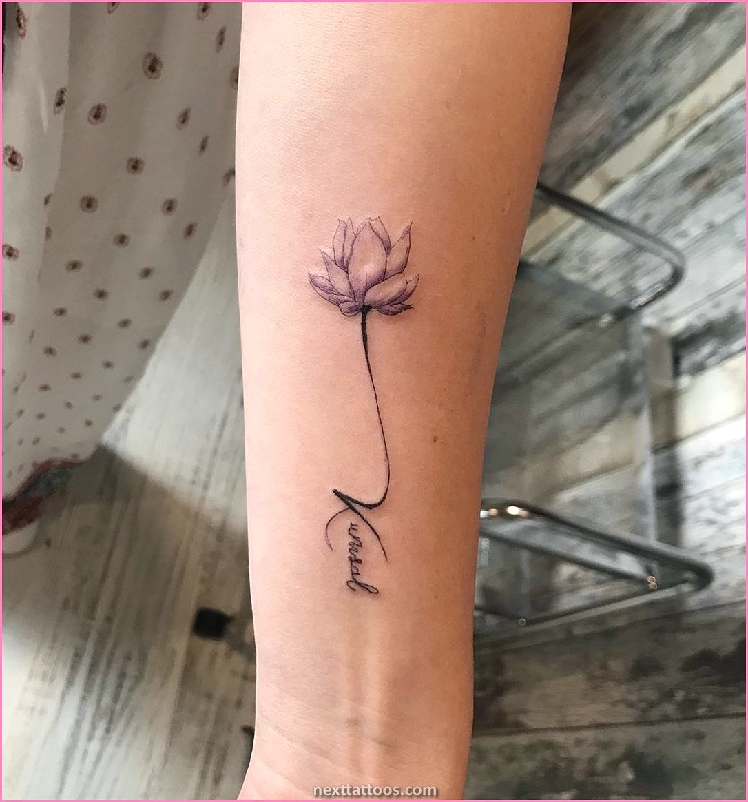 Flower Tattoos on Arms and Legs