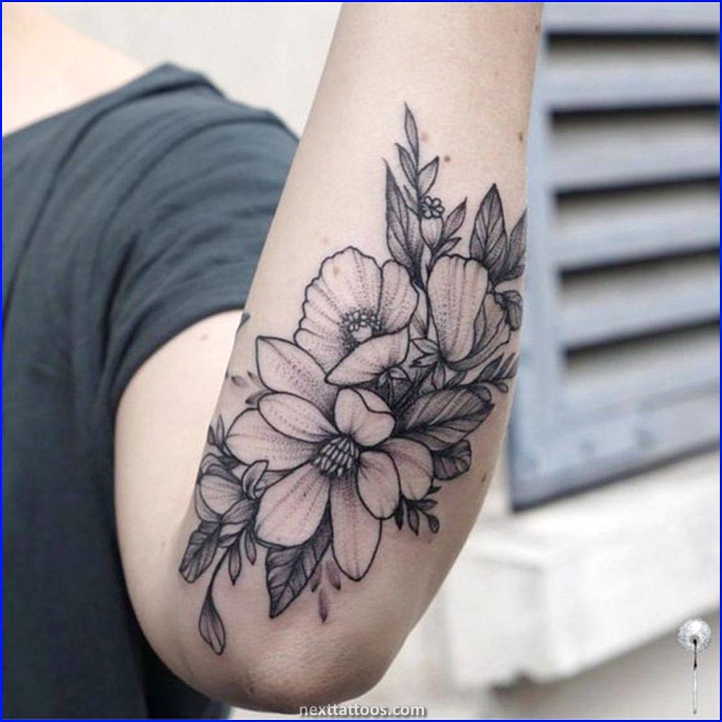 Flower Tattoos on Arms and Legs