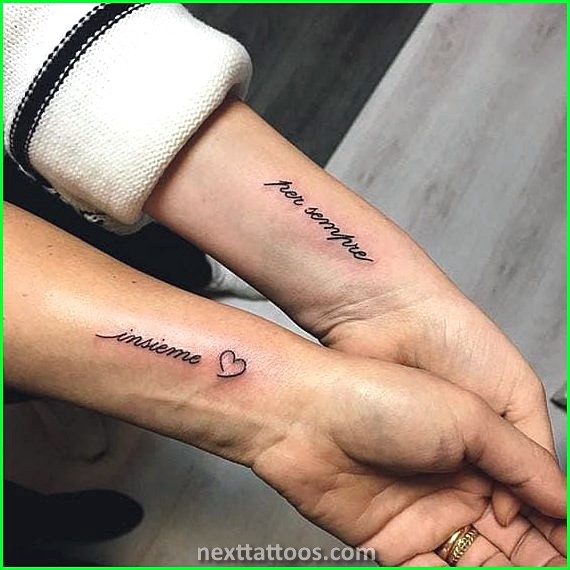 Matching Tattoos For Couples Small