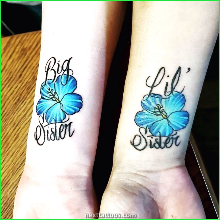 Sister Tattoos For 4 and Sister Tattoos For 3