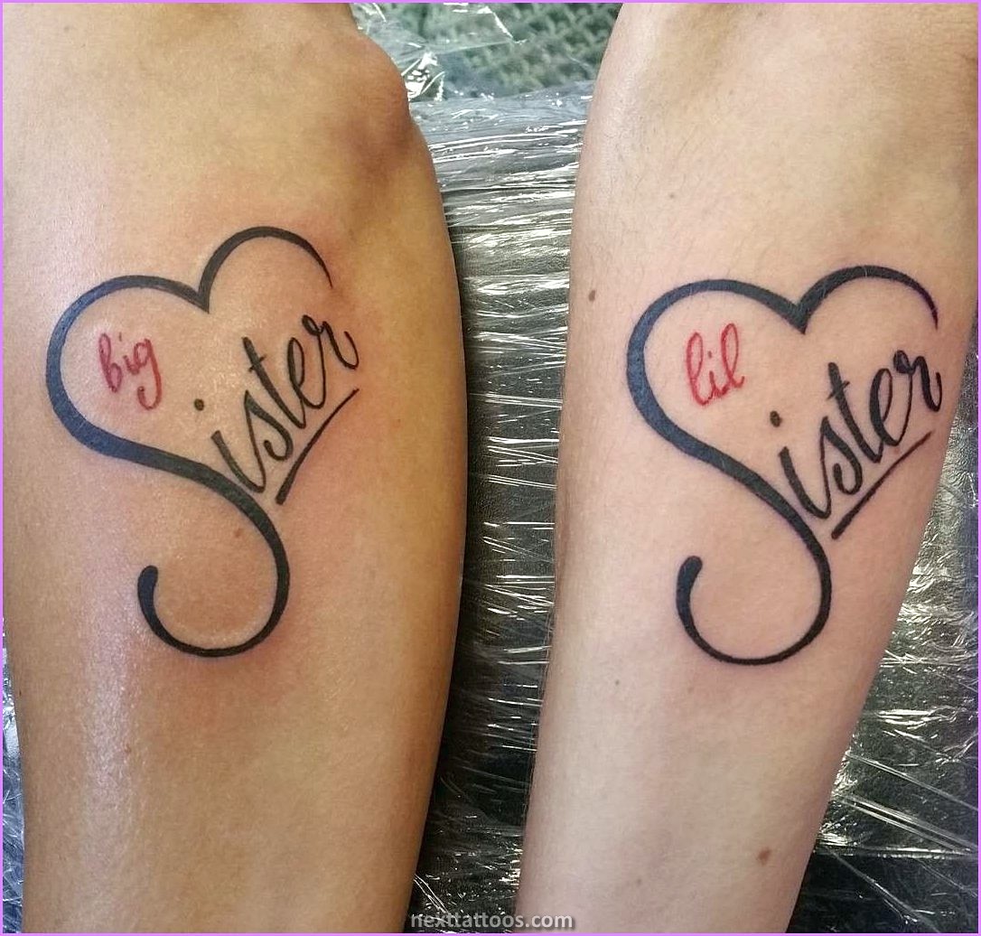 Sister Tattoos For 4 and Sister Tattoos For 3