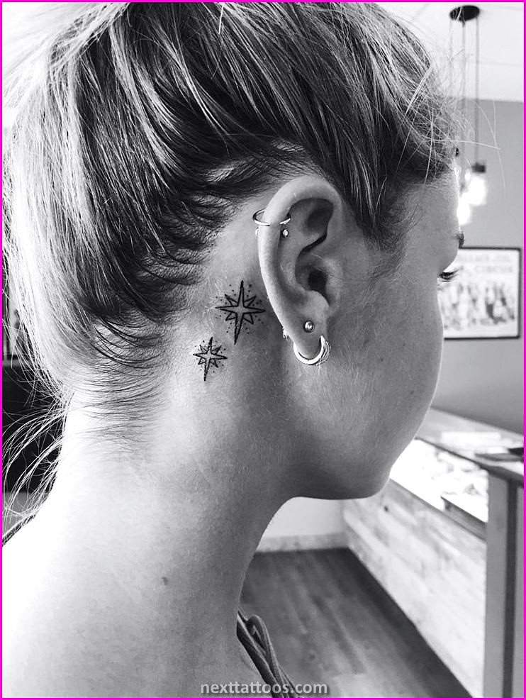 Behind the Ear Tattoos - How to Choose a Back-Tatted Earring