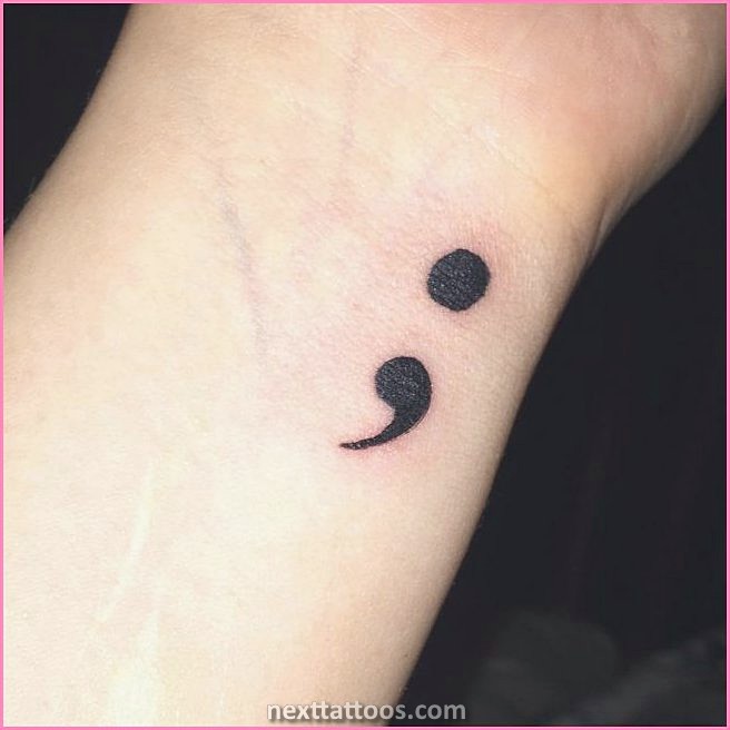 The Meaning of a Semicolon Tattoo