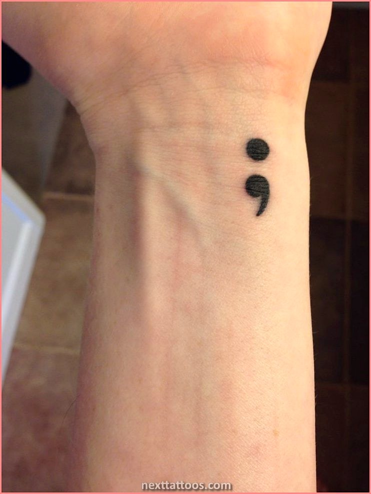 The Meaning of a Semicolon Tattoo