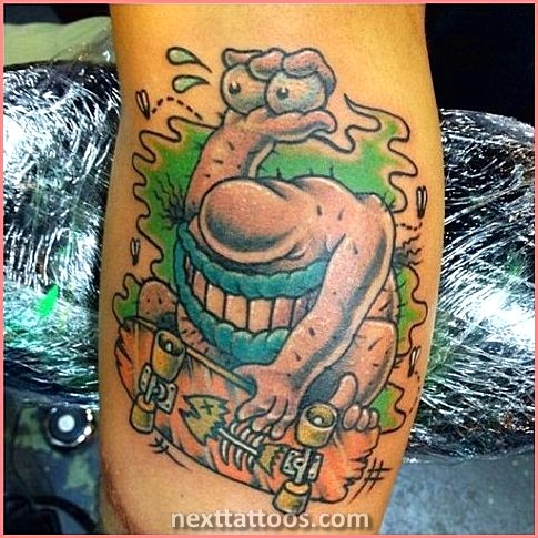 90s Cartoon Character Tattoos