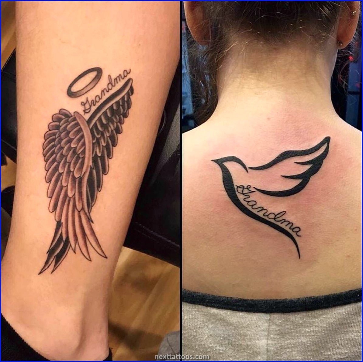 Татуировки для девушек Крылья