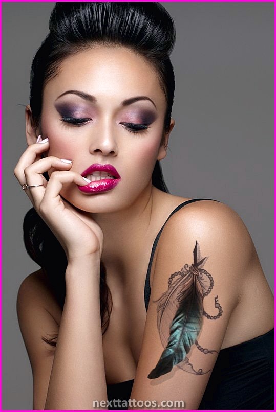 Classy Upper Arm Tattoos For Females