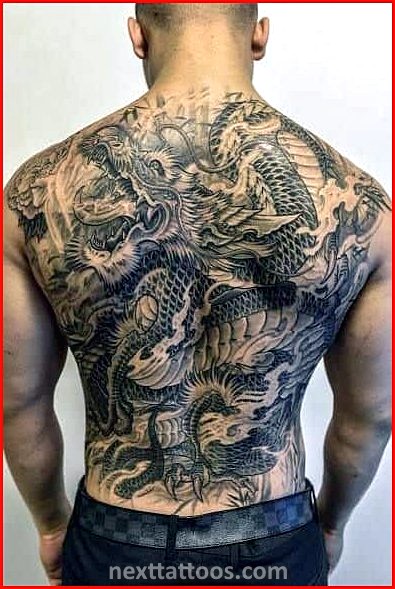 Male Back Tattoos Images